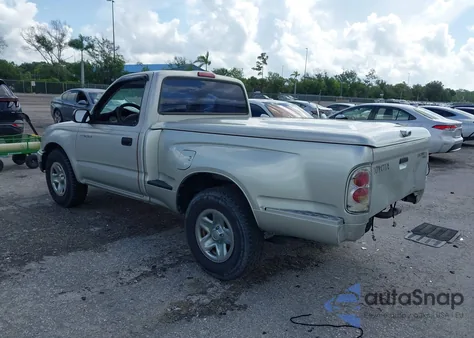 2001 Toyota Tacoma из США, поврежденный, VIN 5TENL42N01Z792746